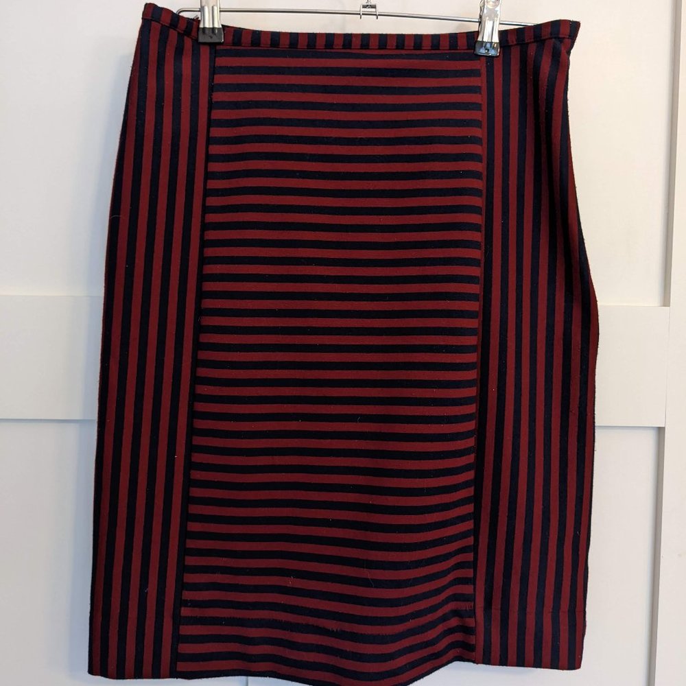 Striped Pencil Skirt sz 8